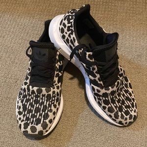 Adidas Swift Run Shoes Leopard Print